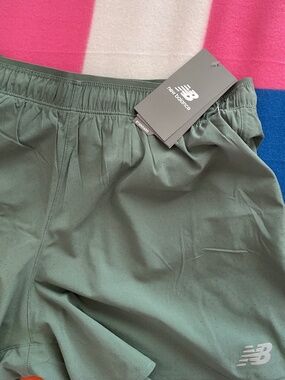New Balance Dry, 5” Inseam Brief RC Short in Mint green